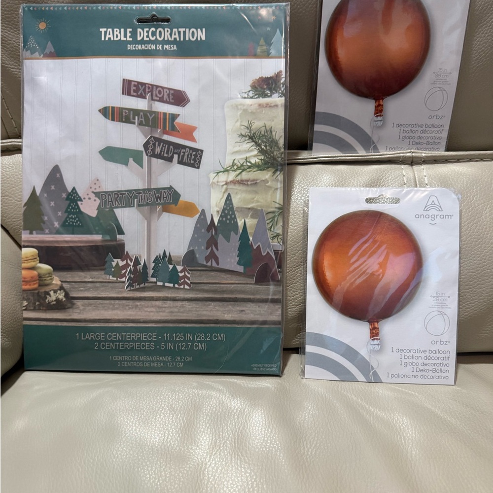 Party Table Decoration and Balloon Set